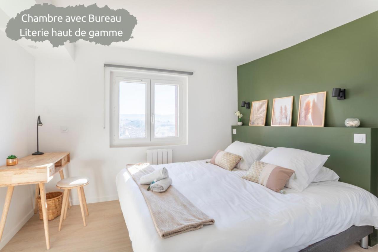 Mont Ventoux - Terrasse - Vue Degagee - Linge De Qualite - Fibre - Confort Gardanne Εξωτερικό φωτογραφία