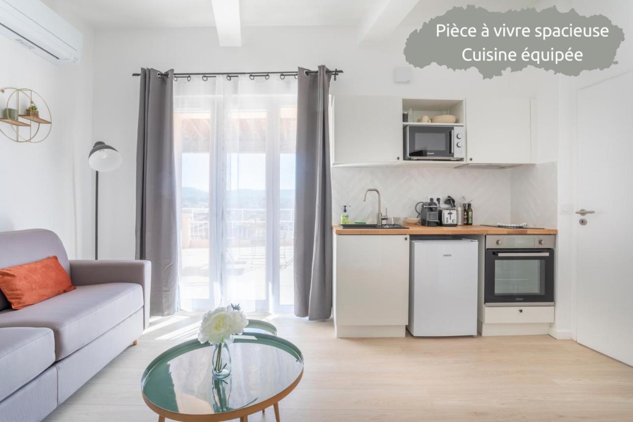 Mont Ventoux - Terrasse - Vue Degagee - Linge De Qualite - Fibre - Confort Gardanne Εξωτερικό φωτογραφία